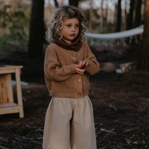 The simple folk knit beanie & scarf set - Picture 2 of 6